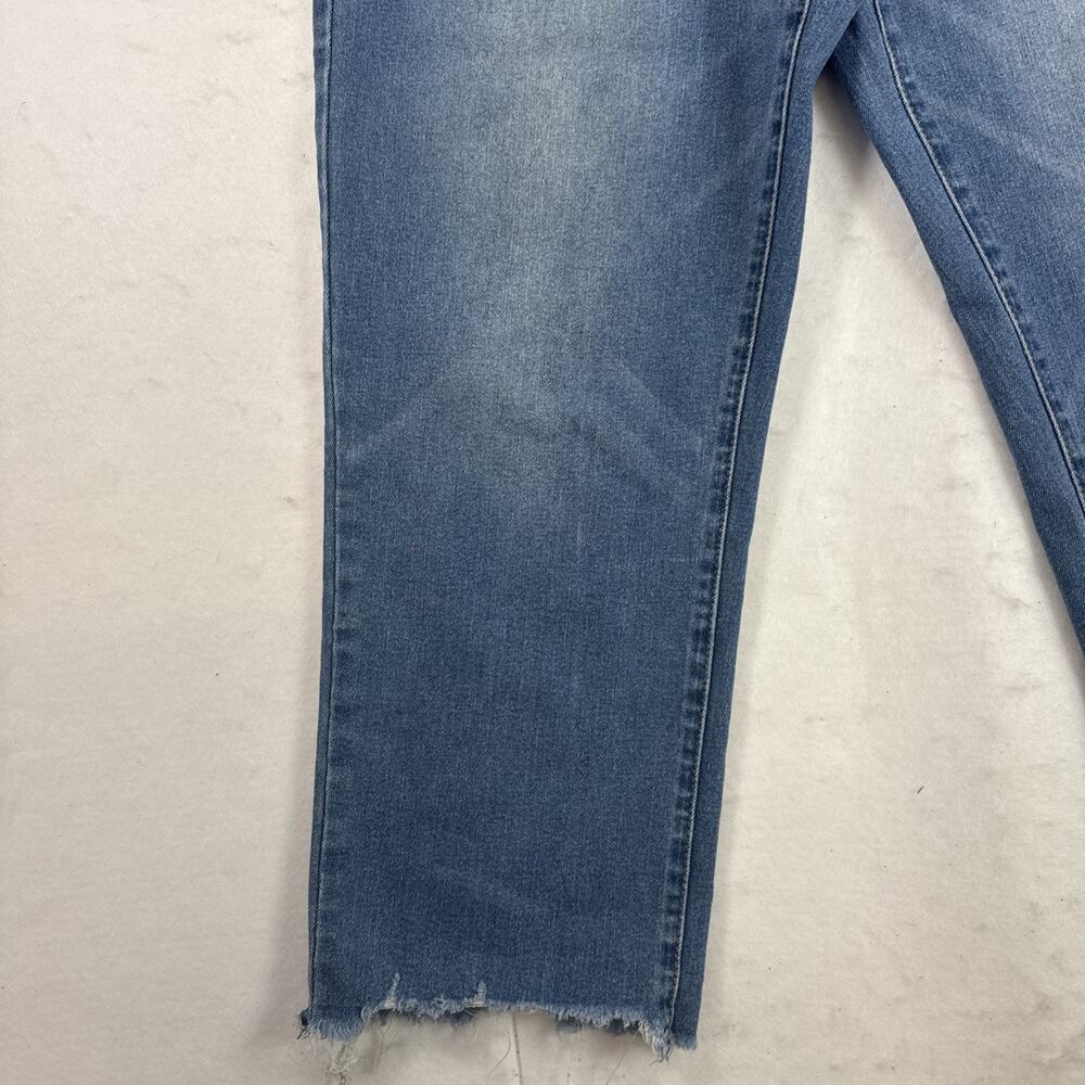 Nicole Miller Perfection Soho HighRise Straight Crop Stretch Jeans 14 - Picture 3 of 11